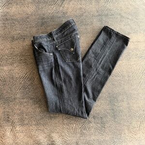 Hudson Carly Mid-Rise Straight Leg Dark Wash Jeans Size 27